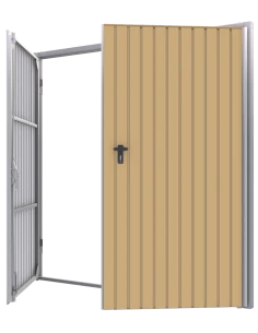 Drehtor Stahl Garagentor Zweiflügeltor Doppelflügeltor 200 x 280 cm