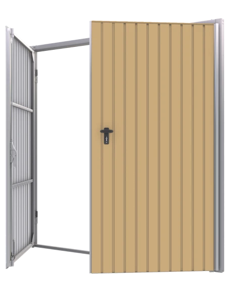 Drehtor Stahl Garagentor Zweiflügeltor Doppelflügeltor 200 x 280 cm