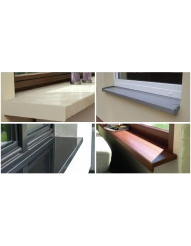 Lackiert MDF Fensterbank Perlenschale