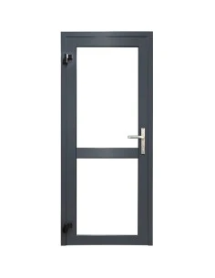 Aluminium Tür 900 x 2100 mm MB-70 Milchglas