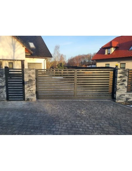 Modern Stahl Schiebetor BR.11