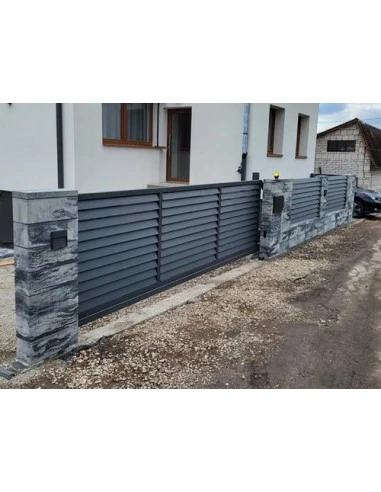 Modern Stahl Schiebetor BR.12