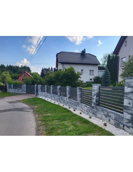 Modern Stahl Gartentor Flügeltor BR.11