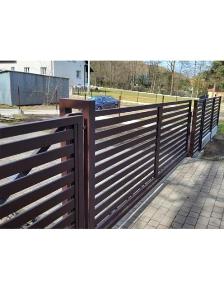 Modern Stahl Gartentor Flügeltor BR.11