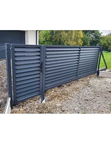 Modern Stahl Gartentor Flügeltor BR.12