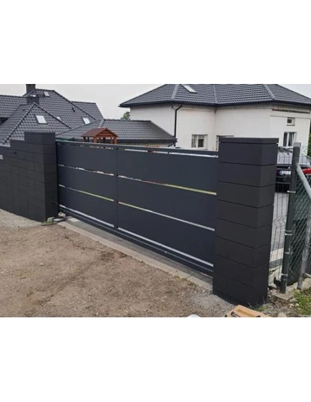 Modern Stahl Gartentor Flügeltor BR.16