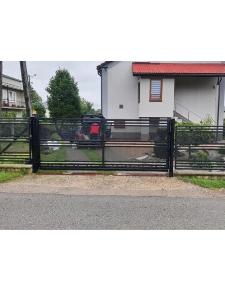 Modern Stahl Drehtor Einfahrtstor BR.19