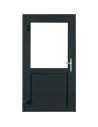 Aluminium Tür mit Sicherheitsglasplatte 1150 x 2100 mm MB-70