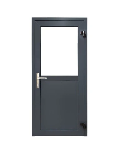 Aluminium Tür mit Sicherheitsglasplatte 970 x 2080 mm MB-70