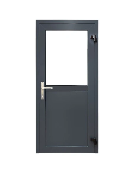 Aluminium Tür mit Sicherheitsglasplatte 970 x 2080 mm MB-70