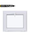 Kunststofffenster PVC 700 x 600 mm Kipp Weiß - Sofort verfügbar