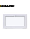 Kunststofffenster PVC 1000 x 600 mm Kipp Weiß - Sofort verfügbar