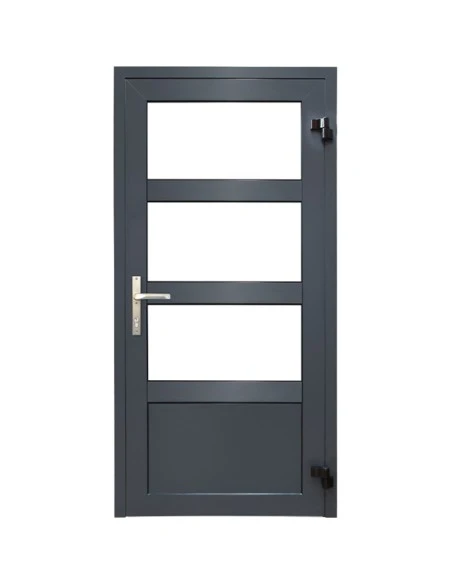 Aluminium Tür mit Oberlicht 1080 x 2180 mm MB-70