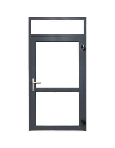 Aluminium Tür mit Oberlicht 1270 x 2500mm MB-70