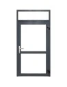 Aluminium Tür mit Oberlicht 1270 x 2500mm MB-70