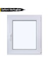 Kunststofffenster PVC 700 x 800 mm Dreh/Kipp Weiß - Sofort verfügbar