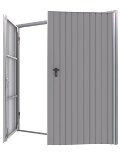 Drehtor Stahl Garagentor Zweiflügeltor Doppelflügeltor 260 x 200 cm