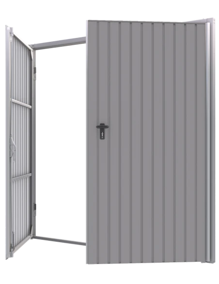 Drehtor Stahl Garagentor Zweiflügeltor Doppelflügeltor 260 x 200 cm