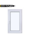 Kunststofffenster PVC 600 x 1000 mm Dreh/Kipp Weiß - Sofort verfügbar