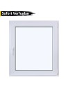 Kunststofffenster PVC 900 x 1000 mm Dreh/Kipp Weiß - Sofort verfügbar