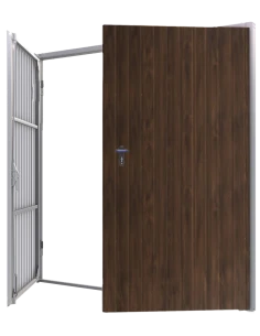 Drehtor Stahl Garagentor Zweiflügeltor Doppelflügeltor 280 x 200 cm