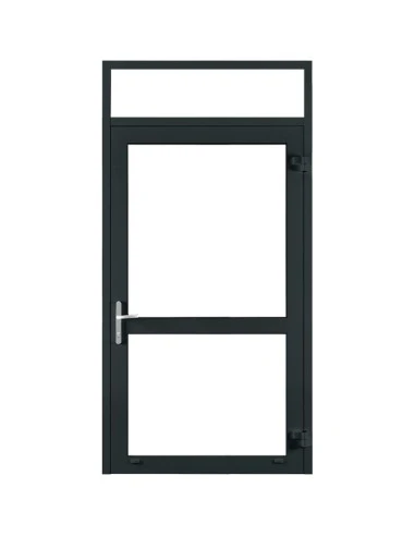 Aluminium Tür mit Oberlicht 1270 x 2500 mm MB-70