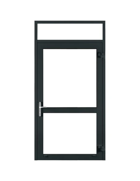 Aluminium Tür mit Oberlicht 1270 x 2500 mm MB-70