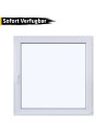 Kunststofffenster PVC 1200 x 1200 mm Dreh/Kipp Weiß - Sofort verfügbar