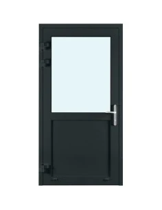 Aluminium Tür Brandschutztür 1122 x 2072 mm MB-78EI T60