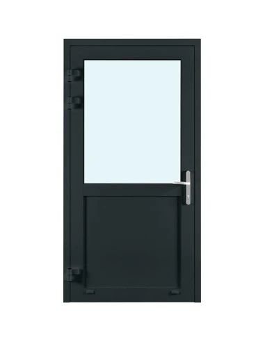 Aluminium Tür Brandschutztür 1122 x 2072 mm MB-78EI T60