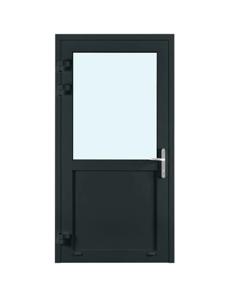 Aluminium Tür Brandschutztür 1122 x 2072 mm MB-78EI T60