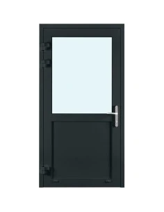 Aluminium Tür Brandschutztür 1122 x 2092 mm MB-78EI T60
