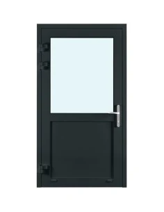 Aluminium Tür Brandschutztür 1222 x 2092 mm MB-78EI T60