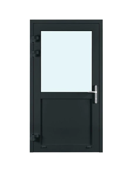 Aluminium Tür Brandschutztür 1222 x 2092 mm MB-78EI T60