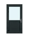 Aluminium Tür Brandschutztür 1222 x 2092 mm MB-78EI T60