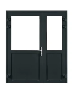 Aluminium Tür Brandschutztür 1760 x 2112 mm MB-78EI T30