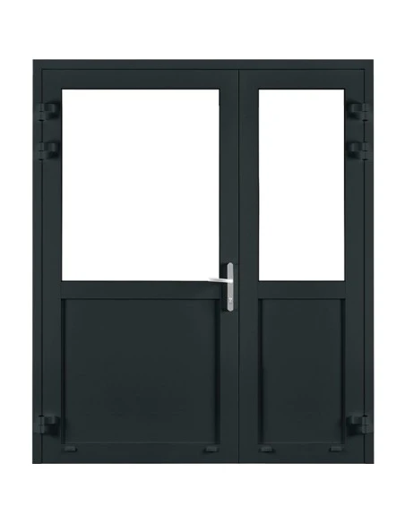 Aluminium Tür Brandschutztür 1760 x 2112 mm MB-78EI T30