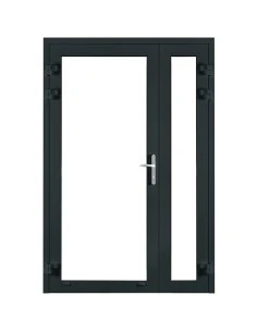 Aluminium Tür Brandschutztür 1600 x 2400 mm MB-78EI T60