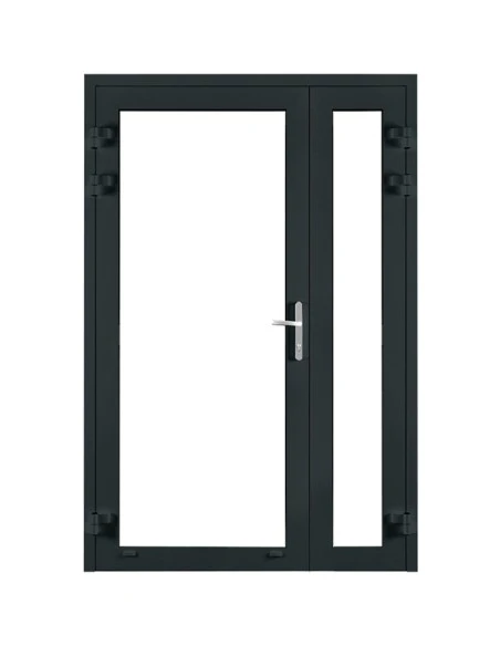 Aluminium Tür Brandschutztür 1600 x 2400 mm MB-78EI T60