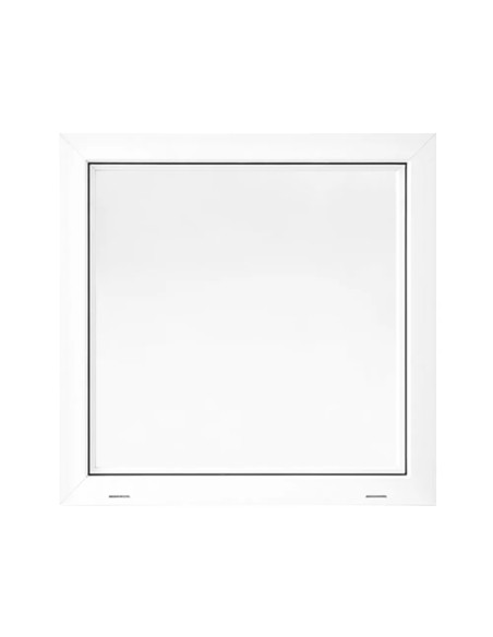 Kellerfenster Garagenfenster Stallfenster Kunststofffenster 800 x 800 mm - EKO