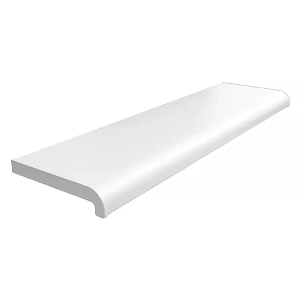 Softline-Fensterbank aus PVC &ndash; Innenfensterbank mit abgerundeter Kante und Ma&szlig;zeichnung