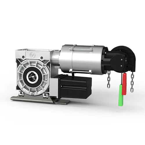 GFA-Antrieb für Rolltor - industrieller Elektromotor mit Getriebe und Kettensteuerung