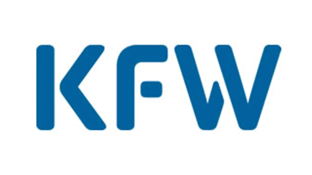Logo der deutschen Förderbank KfW, die unter anderem Finanzierungs- und Förderprogramme für Investitionen in die Energieeffizienz von Gebäuden anbietet
